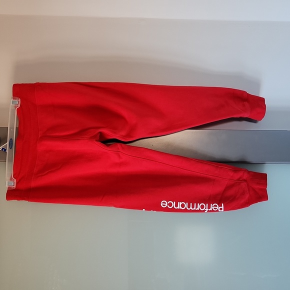 Calvin Klein Performance women's size S red fleece pants - Picture 2 of 4